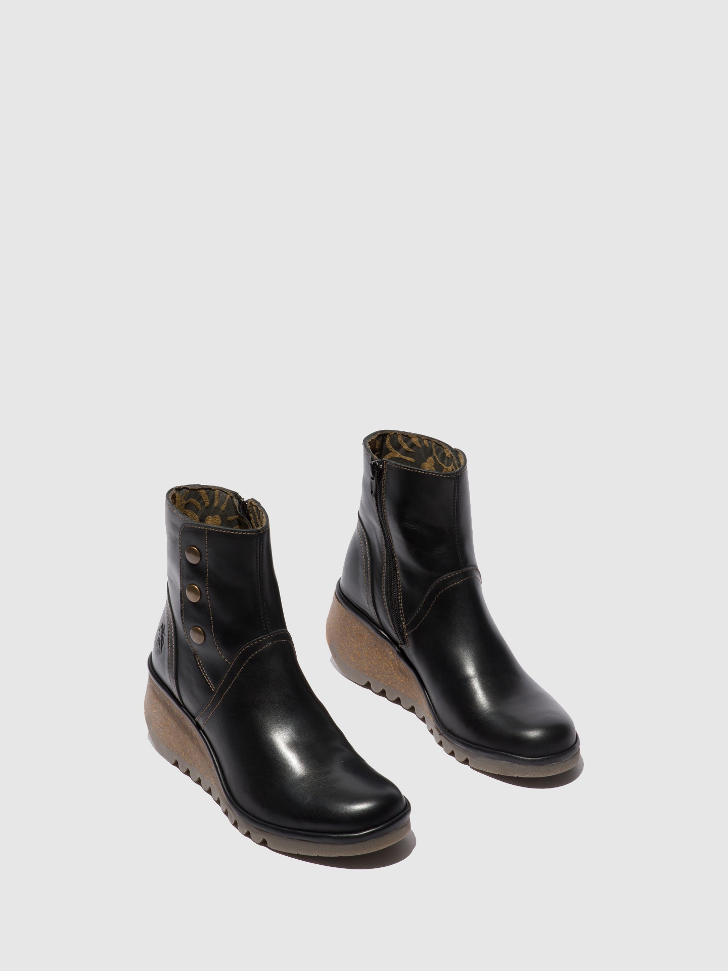 Fly London Botins com Fecho NERY336FLY RUG BLACK